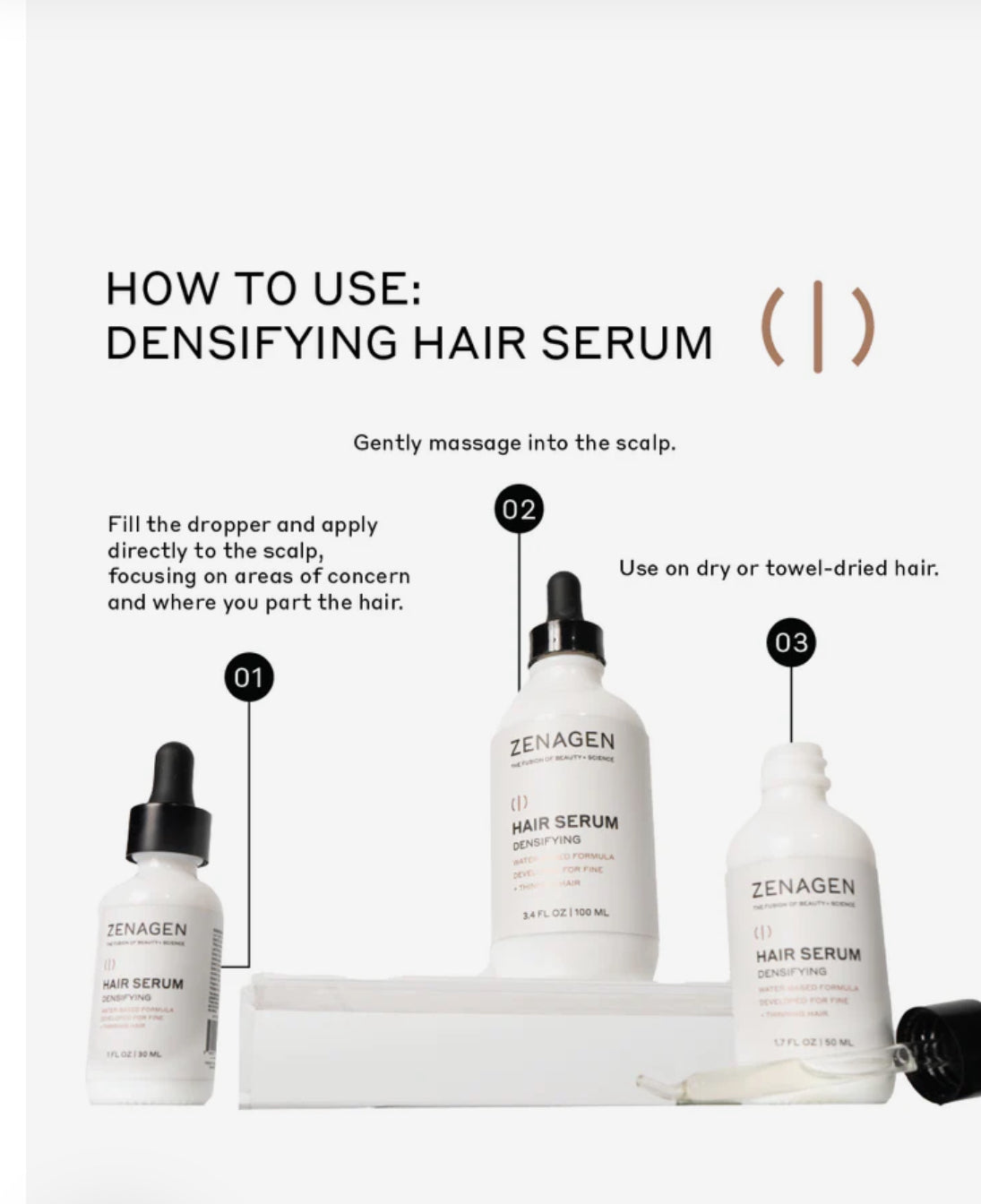 Zenagen Hair Serum 1.7oz