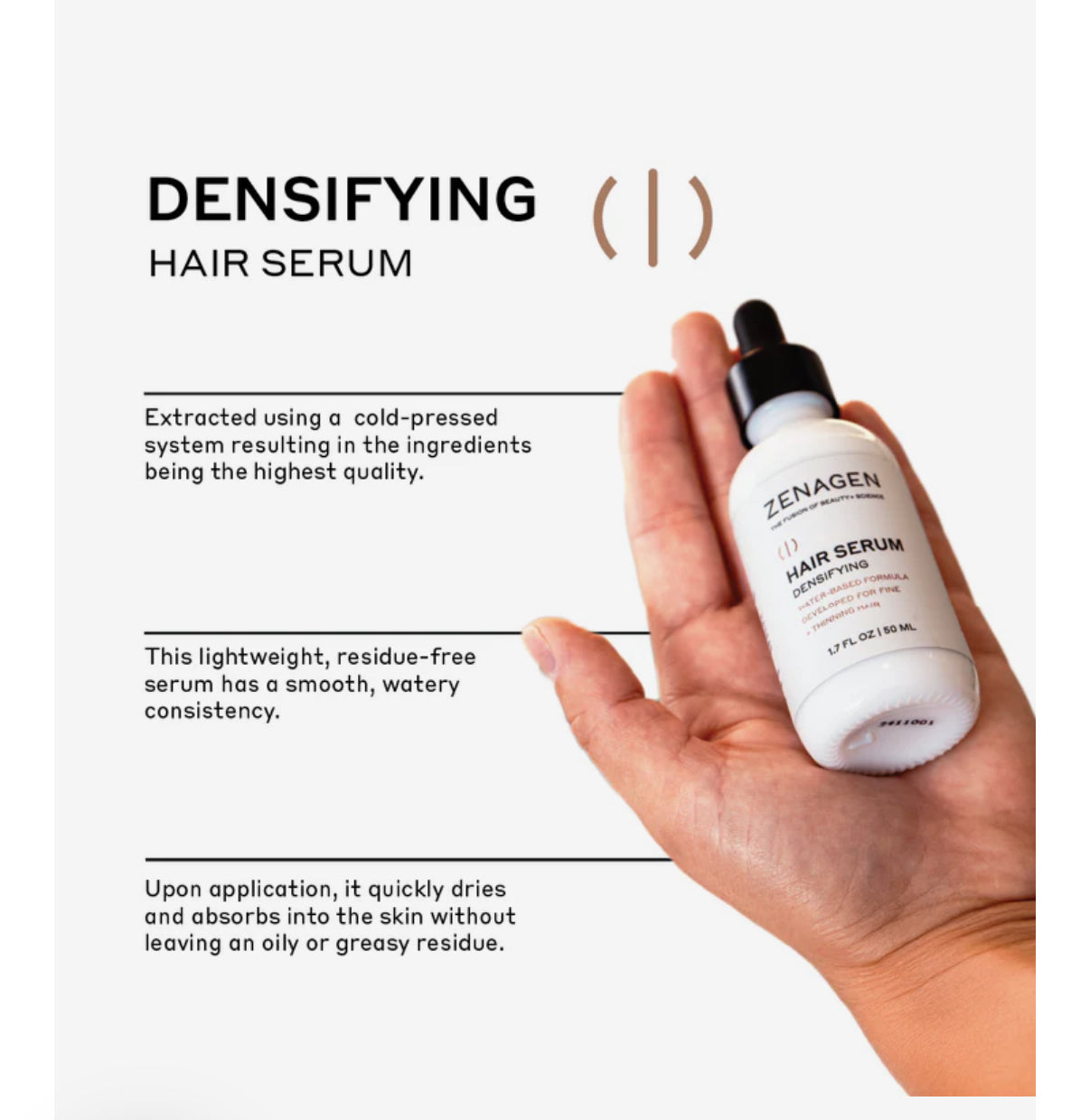 Zenagen Hair Serum 1.7oz